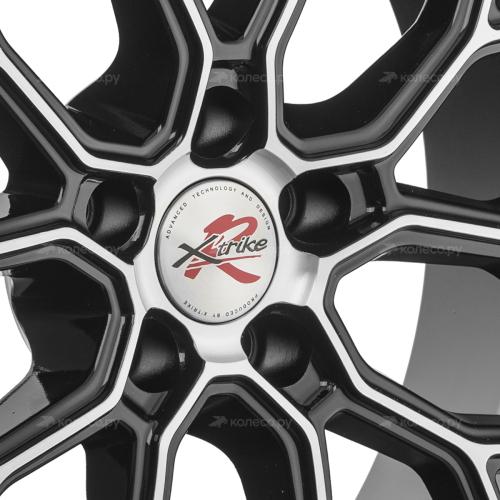 X`trike RST R198 BK/FP 6.5x18 5*114.3 ET37 Dia66.5 BK/FP фото 4